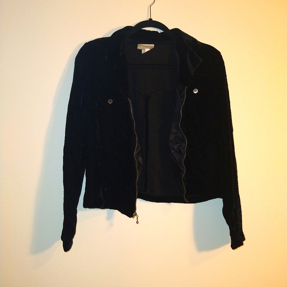 Coldwater creek velvet jacket - Picture 1 of 9